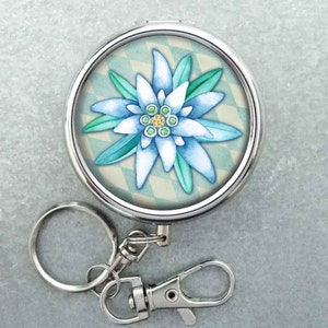 EDELWEISS rauten - Freizeit Ascher mit Kette - Edition Englischer Garten - Bavaria Biergarten - Oktoberfest - Dosen-Typ wählbar - Edelweiss