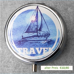 Cendrier de poche SAILOR avec couvercle, cendrier pour l'extérieur, motif maritime, articles de fête, cendrier de voyage, cadeau pour fumeurs