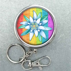 EDELWEISS pride - Freizeit Ascher mit Kette - Edition Englischer Garten - Bavaria Biergarten - Oktoberfest - Dosen-Typ wählbar - Edelweiss