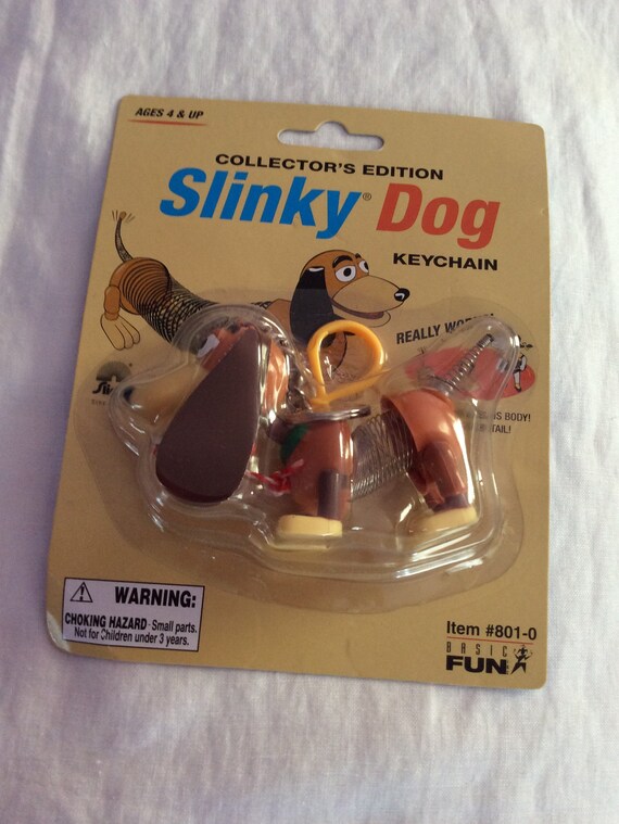 Original Vintage Slinky Dog Keychain Etsy