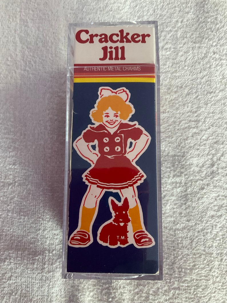Genuine Cracker Jill Reproduced Metal Charms Bracelet From the Original Cracker Jack Molds Circa