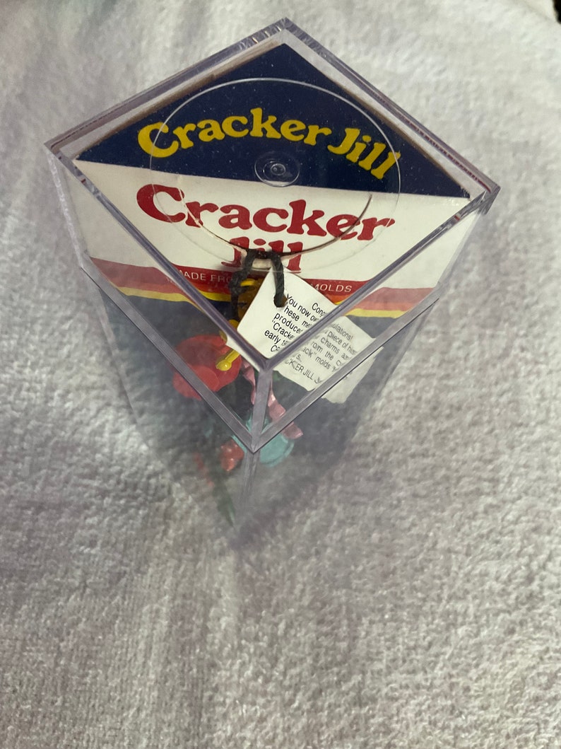 Genuine Cracker Jill Reproduced Metal Charms Bracelet From the Original Cracker Jack Molds Circa