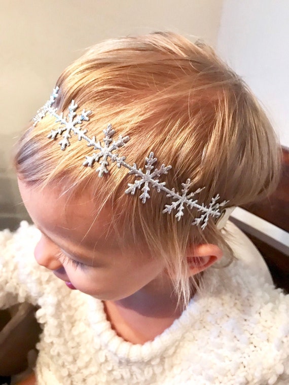 snowflake headband baby