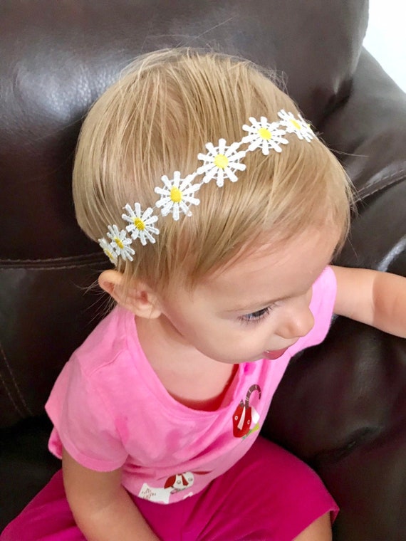 Flower Headband Baby Boho Boho First Birthday Headband Flower Boho Headband Daisy Headband Boho Headband Flower Crown Flower Girl