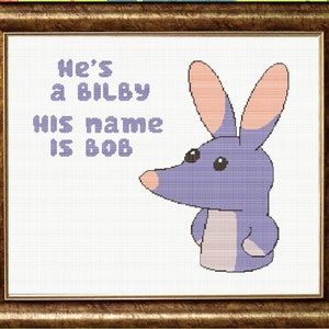 Bob Bilby Bluey Cross Stitch