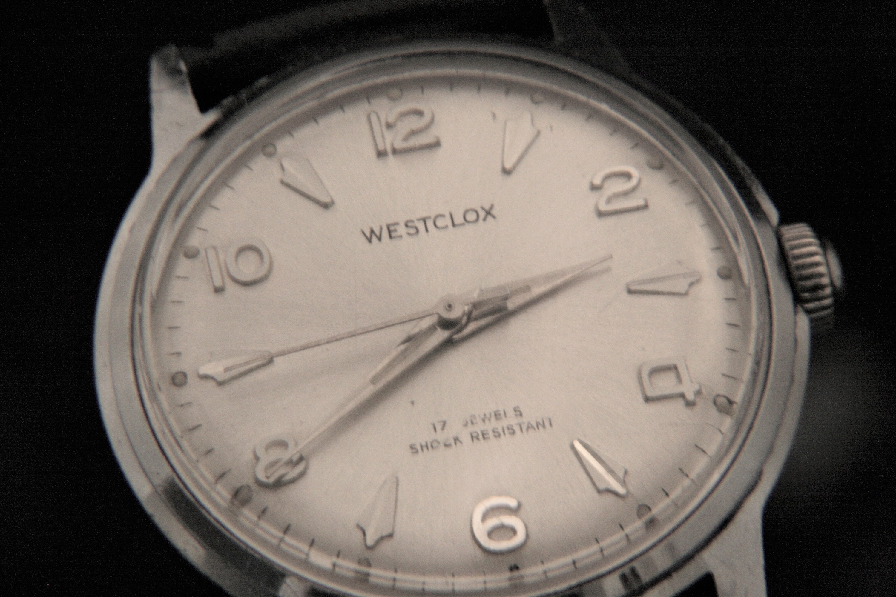 Mouvement De Montre Mécanique Westclox 17 Rubis - Vintage - Pour Pièces/réparation