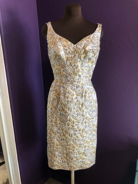 Gold & Silver Lurex vintage Merv Newell California