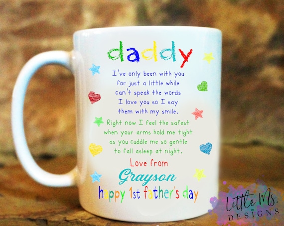 first fathers day mug