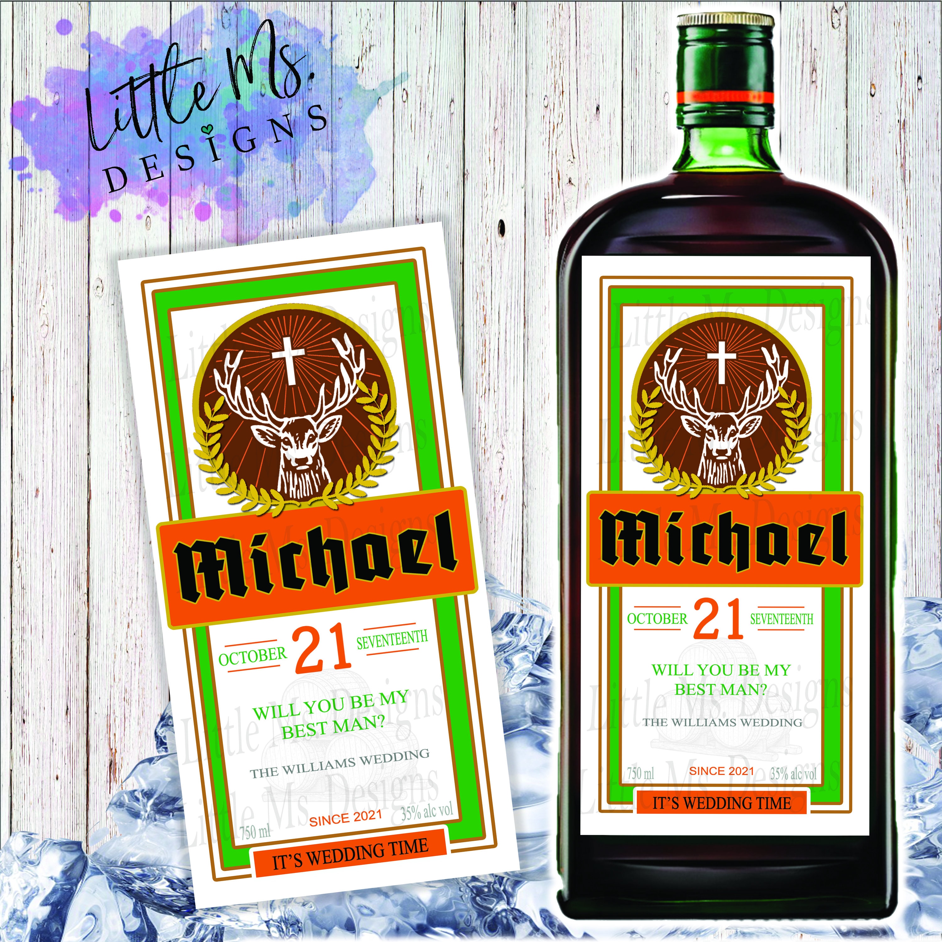 Jagermeister Label - Etsy