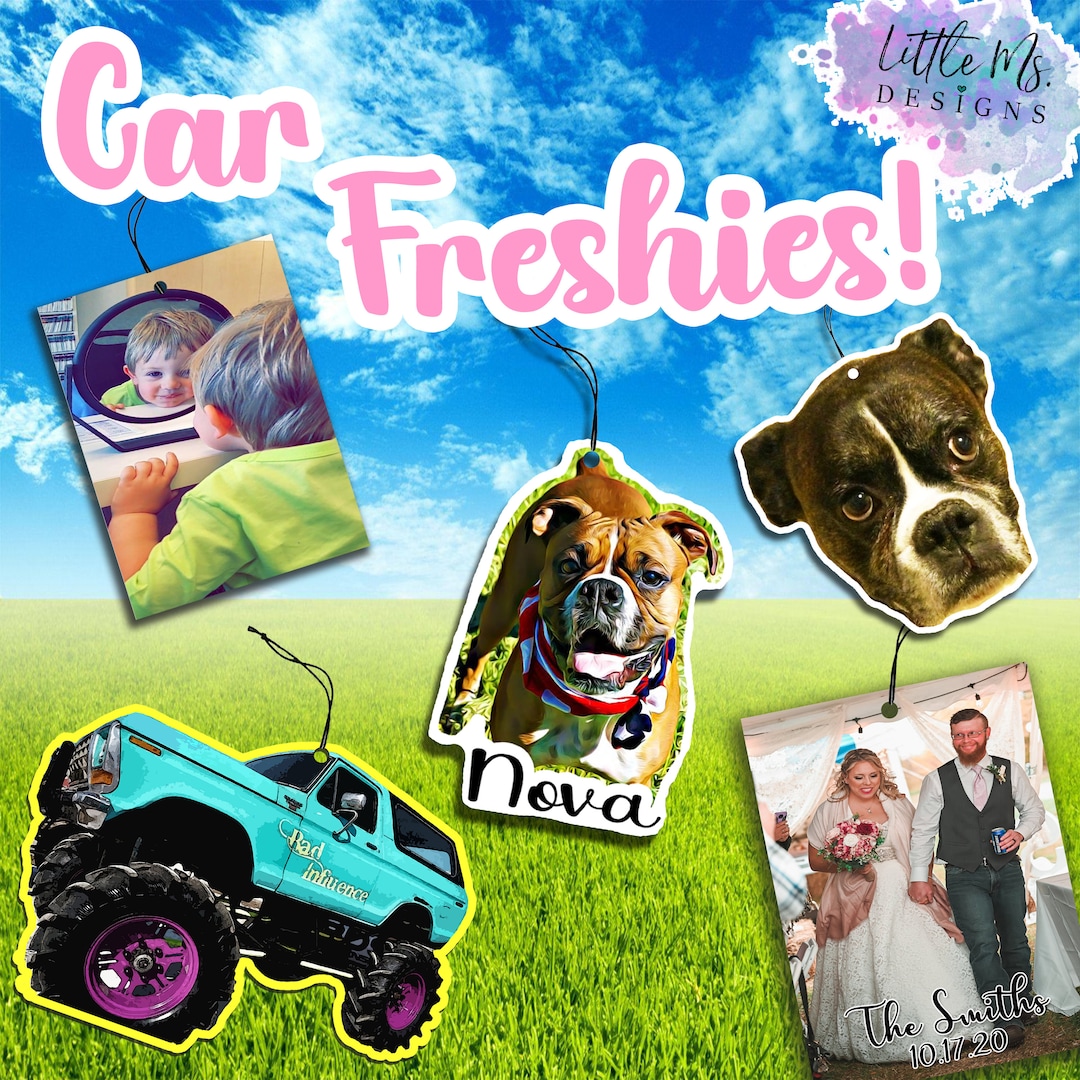 Personalized Air Freshener, Custom Air Freshener, Custom Air Freshie