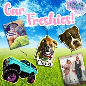 Father&#39;s Day  Personalized Gifts, Air Freshener, Custom Air Freshener,Air Freshener Face,Car Air Freshener, Anniversary Photo Gift,Pet Gifts