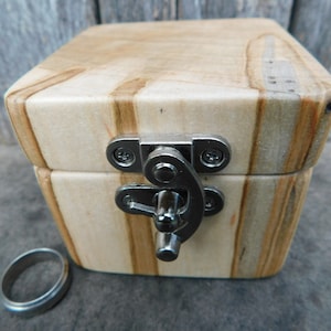 Spalted Maple Keepsake / Ring /  Memento Box