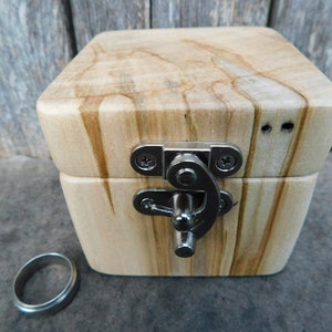 Spalted Maple Keepsake / Ring /  Memento Box