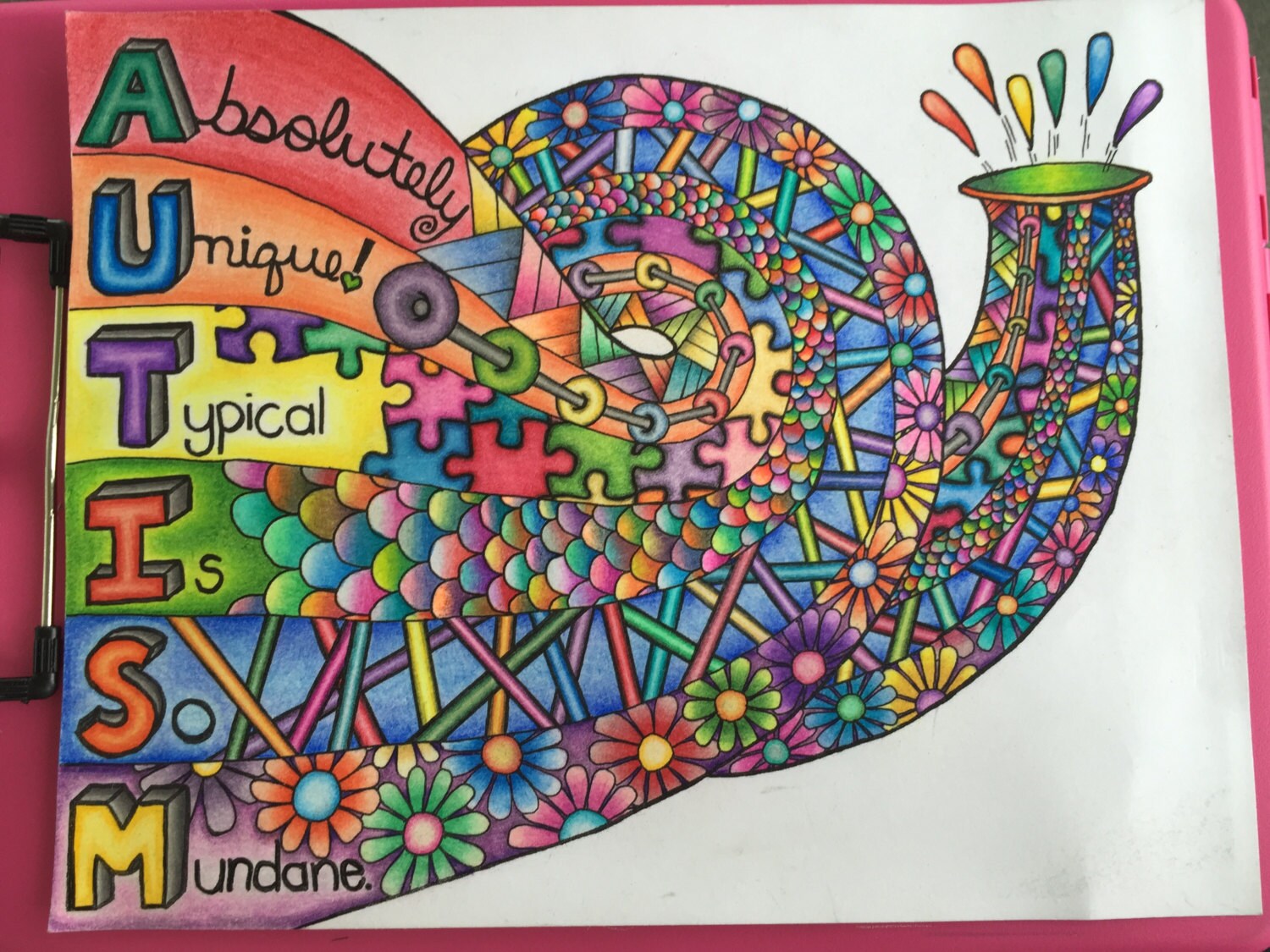 Download Autism Adult Coloring Page Etsy
