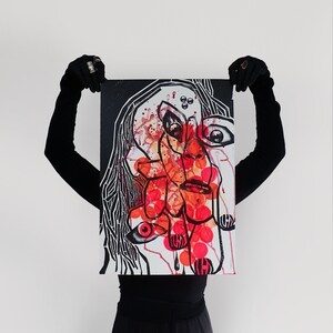 KLARYSA (screenprint / mixedmedia)