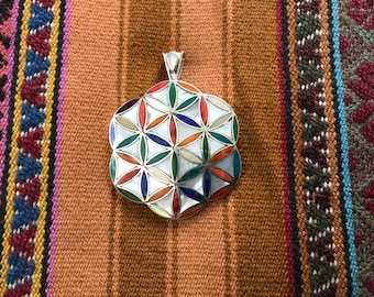 Andean Blossoming into Fulfillment Pendant