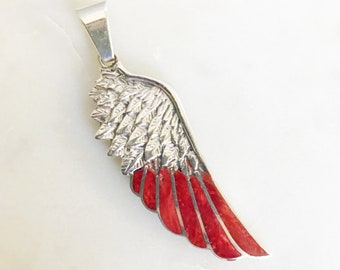 Andean Condor Wing Pendant - Rust