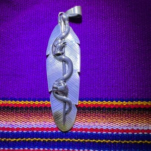 Andean Archetype and Feather Pendant image 1