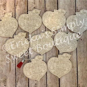 It Takes A Big Heart To Shape Little Minds Keychain, Teacher Appreciation Digital File, SVG, Glowforge, Laser