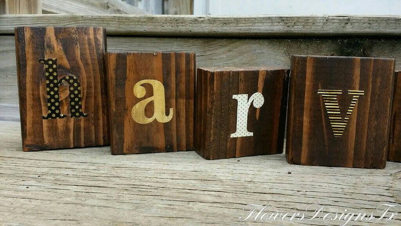 HARVEST wooden blocks \u2022 Fall Decor \u2022 Rustic table decor \u2022 Autumn blocks \u2022 It/'s Fall Y/'all