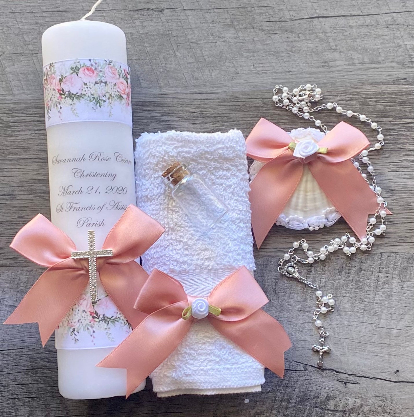 Customizable Baptism Candles. Girl Baptism. Boy Baptism. Etsy