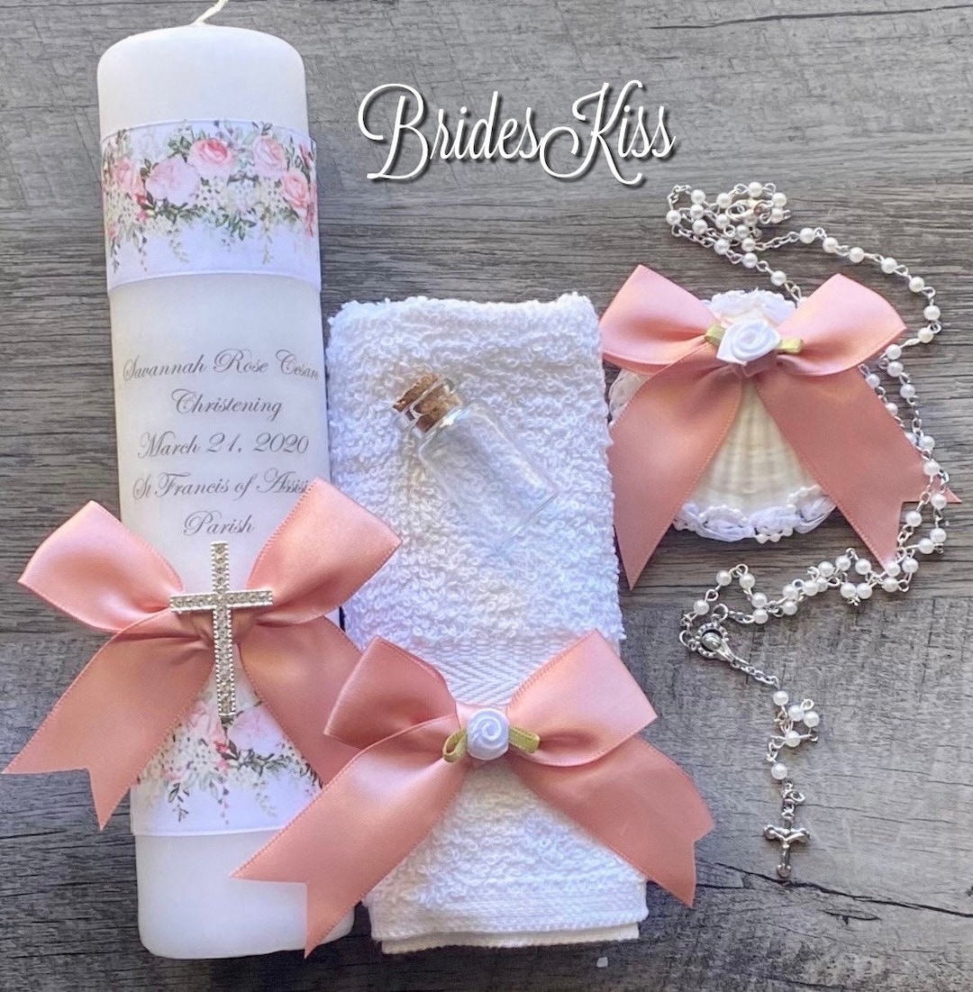 Customizable Baptism Candles. Girl Baptism. Boy Baptism. Baptism