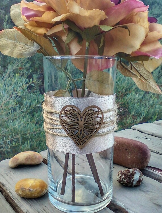 Barnyard Wedding Centerpieces Country Wedding Vase Flower Etsy