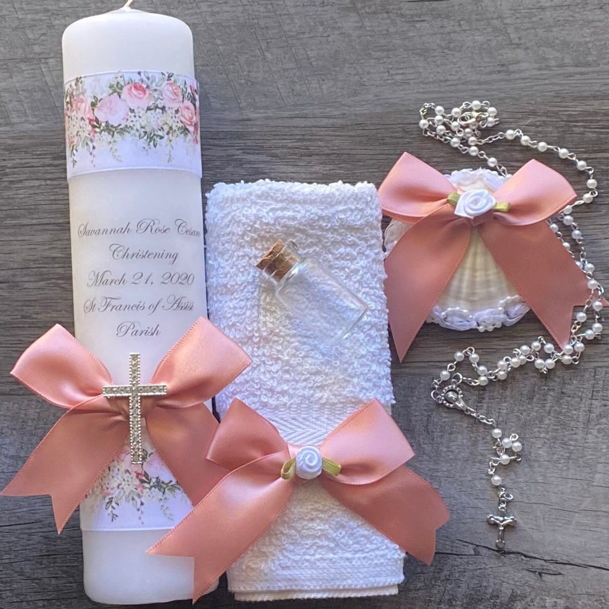 Customizable Baptism Candles. Girl Baptism. Boy Baptism. Etsy