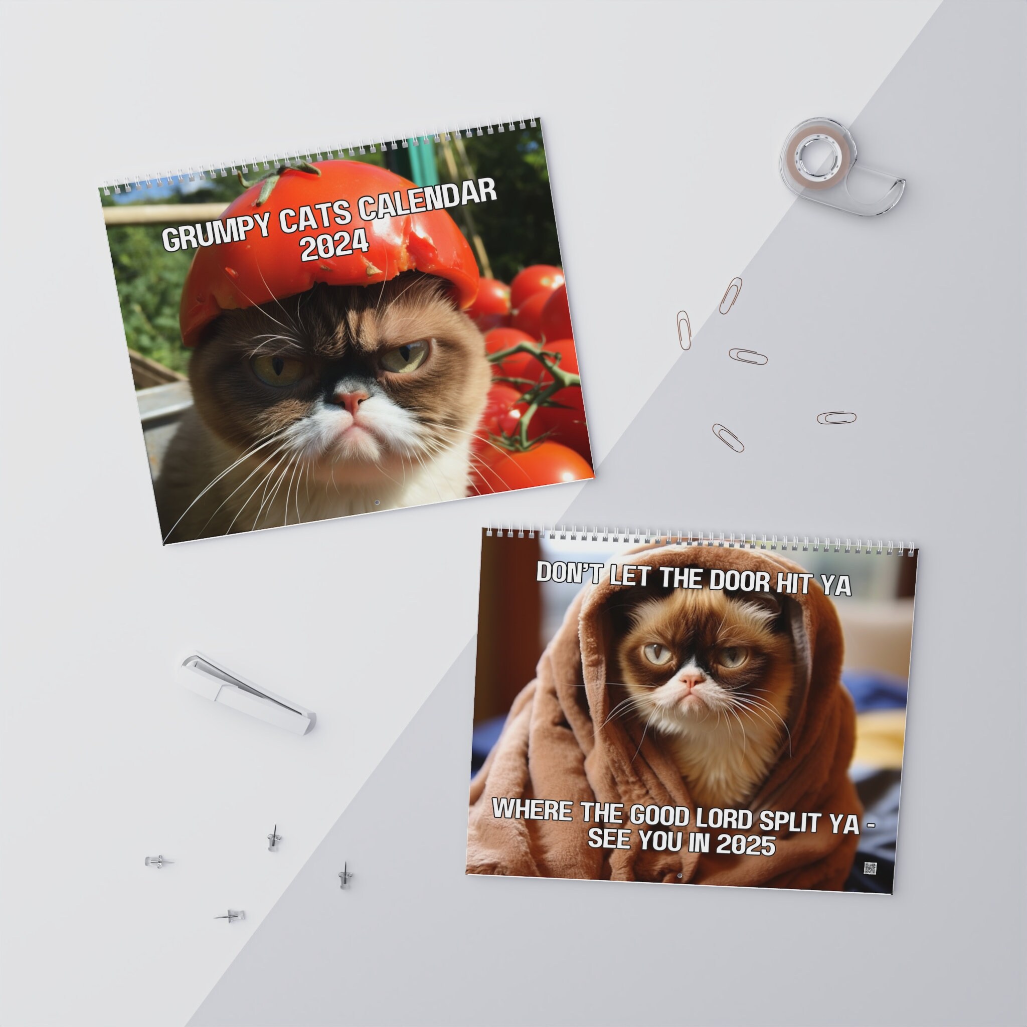 Grumpy Cat Meme Calendar 2024 Pissed off Cats Funny Calendar 2024 Cat  Calendar 2024 Wall Calendar - Etsy