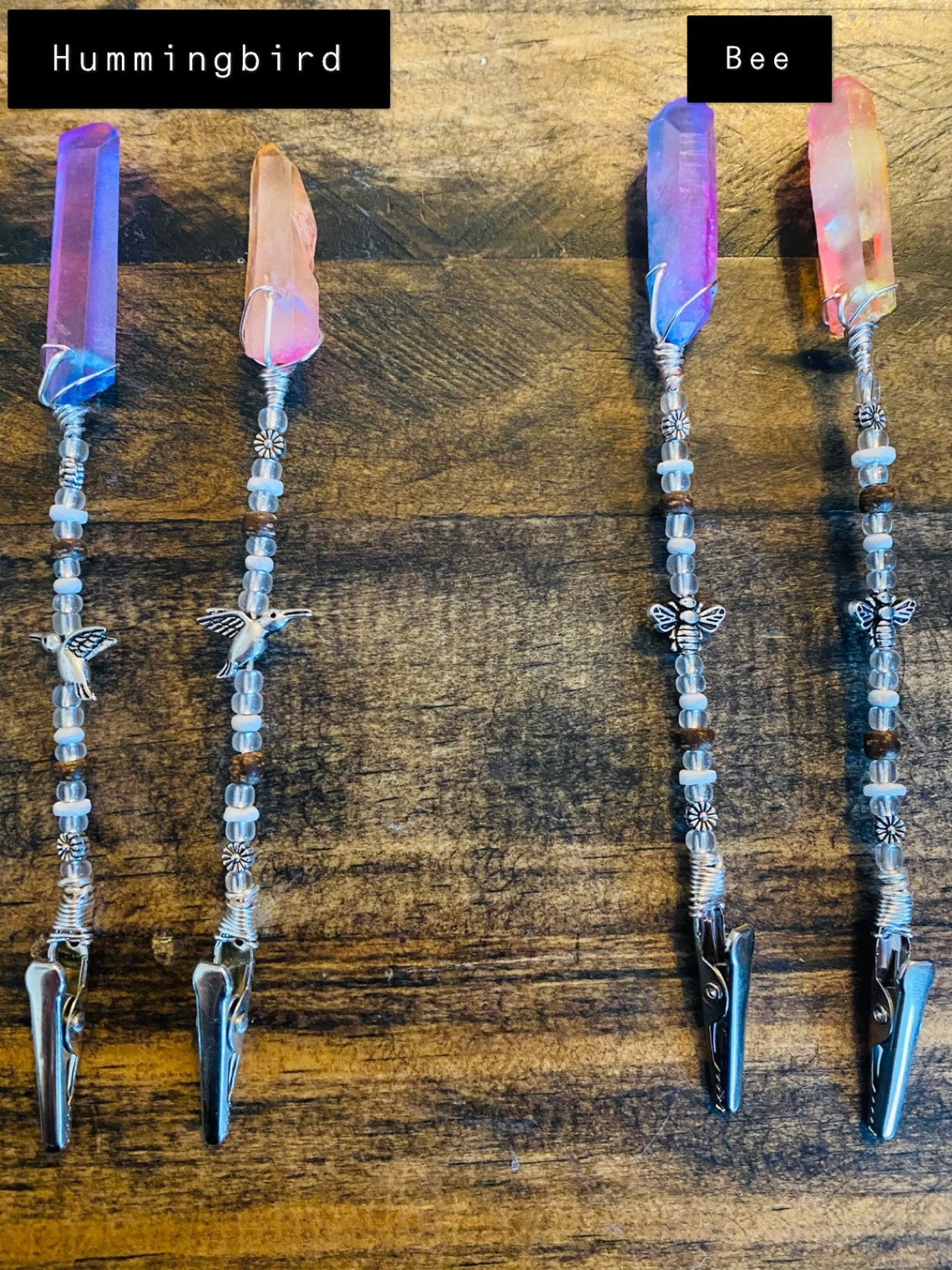 Crystal Boho Roach Joint Blunt Groove Clip Etsy