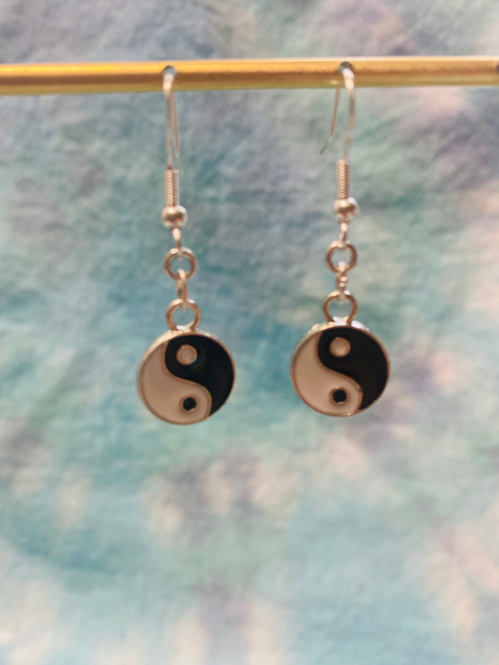 Yin Yang Earrings Etsy