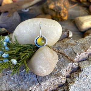 amber pendant sterling silver