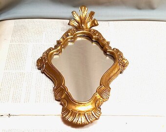 Gold Rococo Style Wall Mirror - Rococo Frame Gold - Rococo Interiors - Gold Framed Mirror - Oval Frame Gold