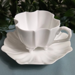 18 Piece Fine China Tea Set - Downton Abbey Breakfast Tray - Mismatched - Fine Porcelain Coffee Service - Collectible French Porcelain