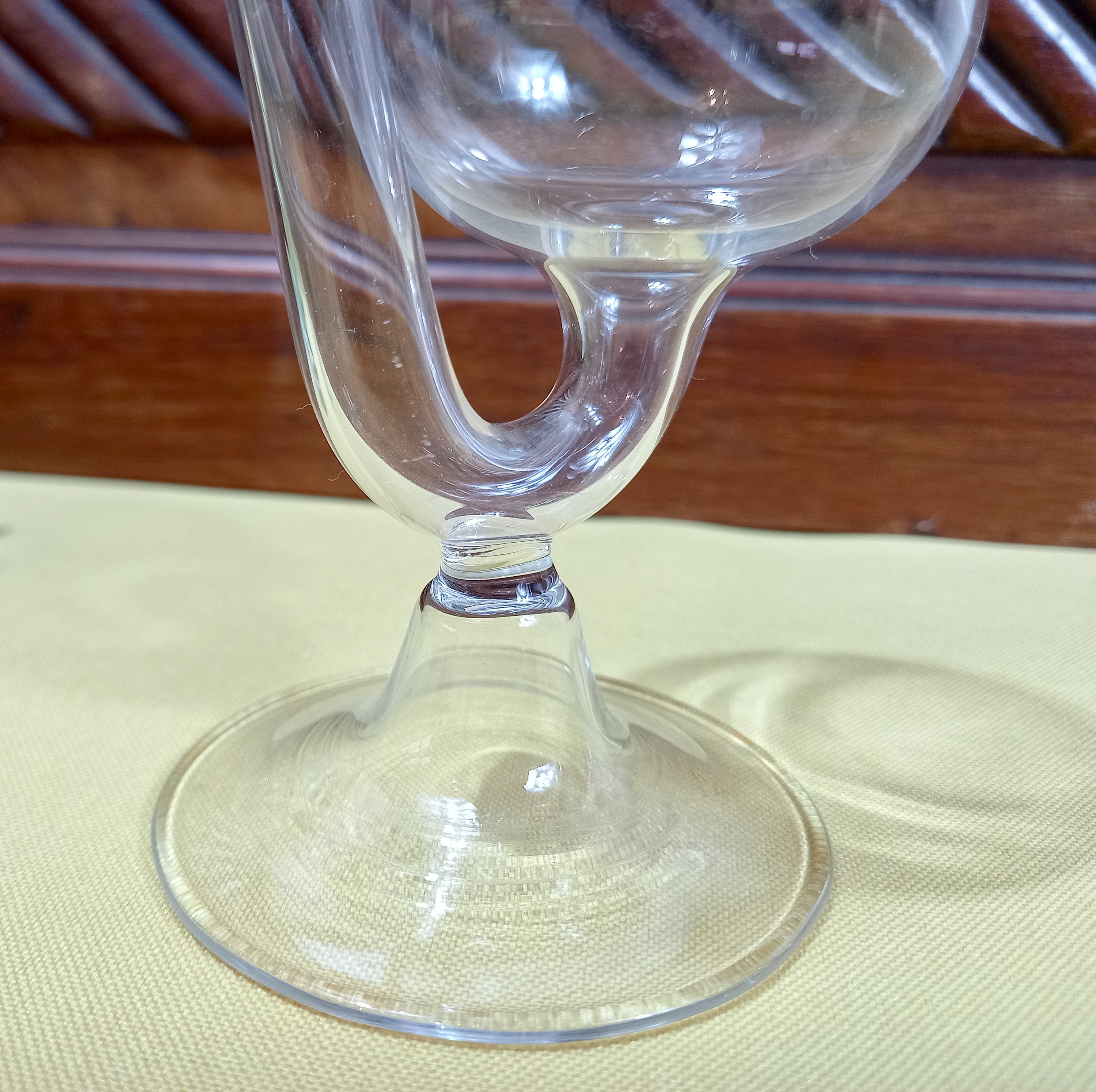 Hand Made Single Liquor Glass With Straw Vintage Glass Straw Liqueur Glass  Glass for Brandy Gift for Him 