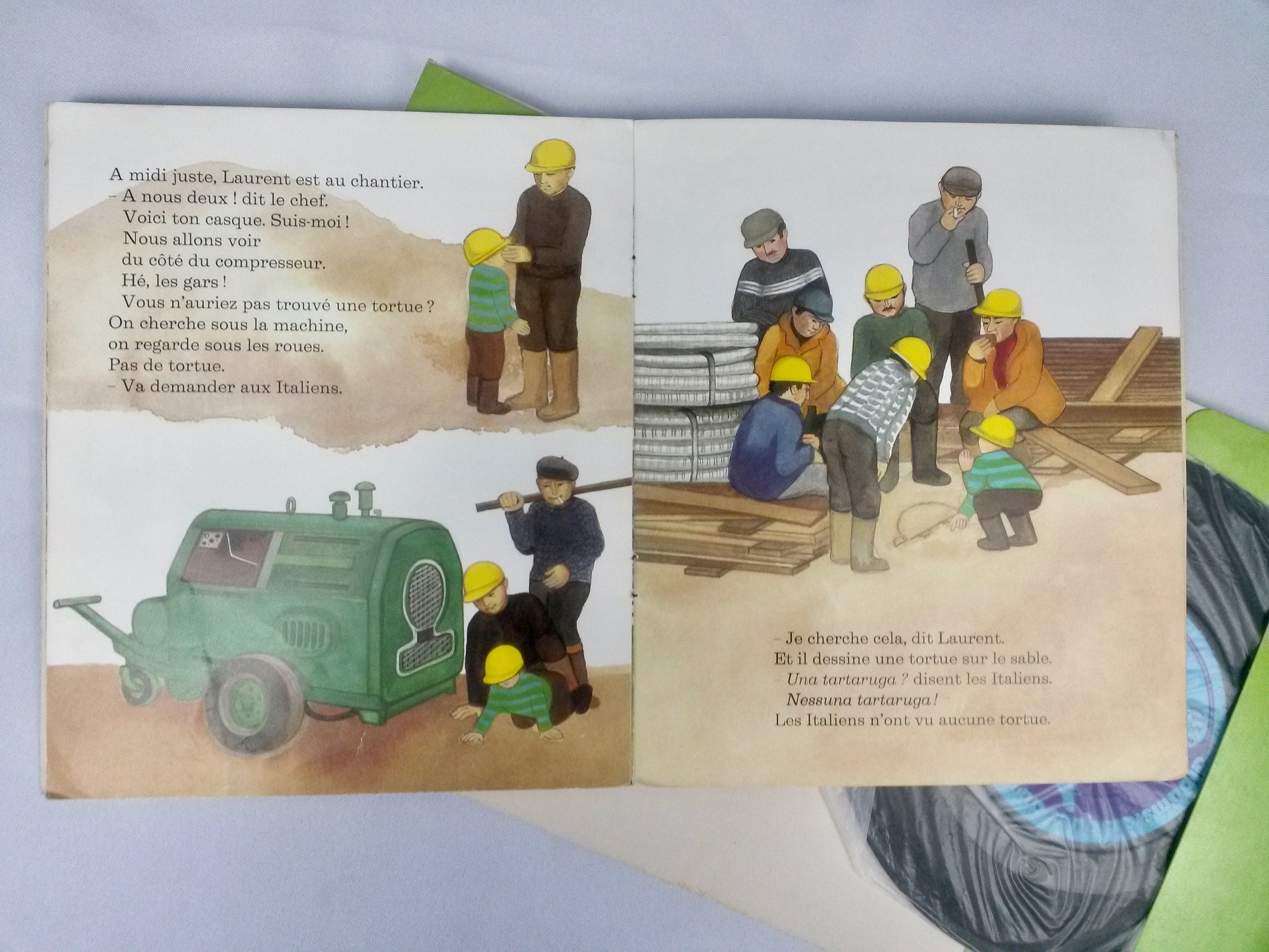 2 Vintage French Children's Books Book with Vinyl Etsy