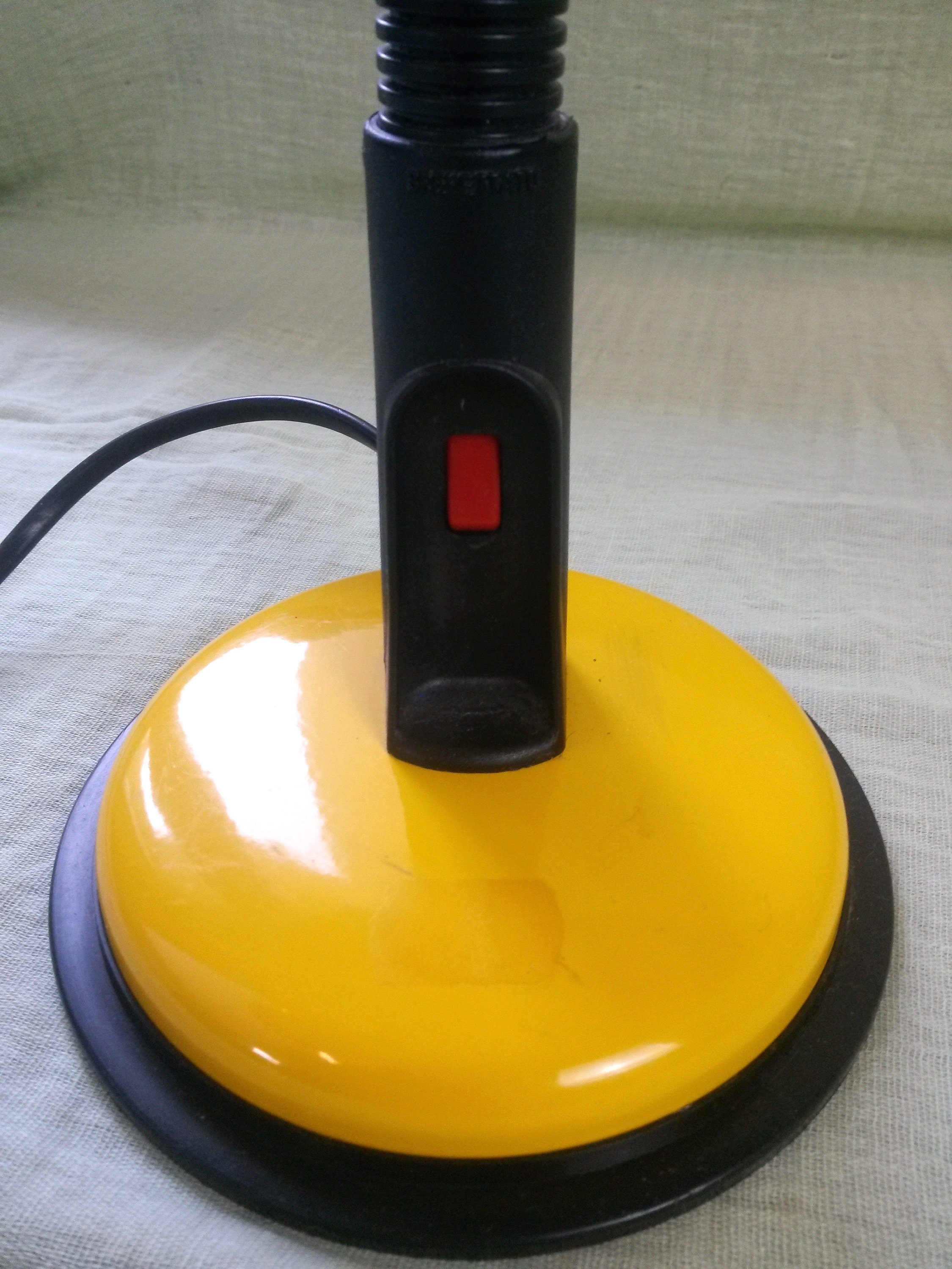 Yellow Desk Lamp Gooseneck Table Light Retro Lamp 1980s Etsy