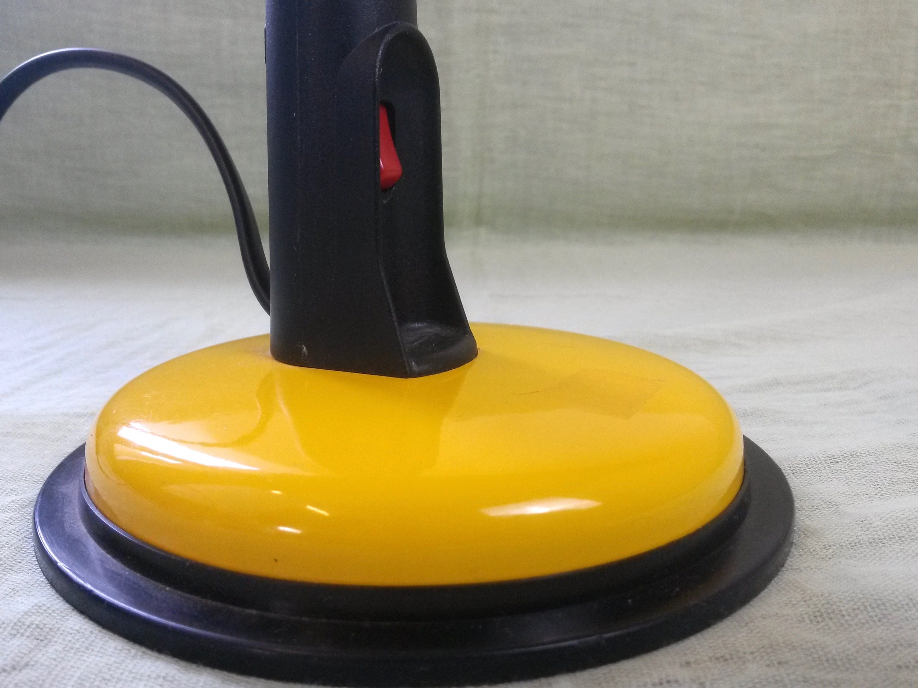 Yellow Desk Lamp Gooseneck Table Light Retro Lamp 1980s Etsy