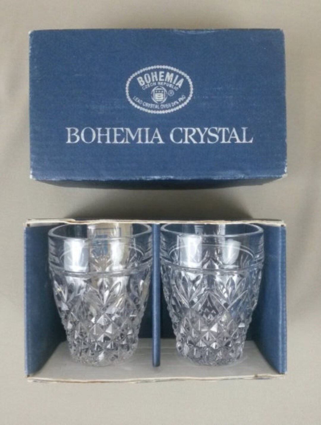 Small Crystal Vase Set Crystal Gift Set Boxset Vases Bohemia Crystal 2
