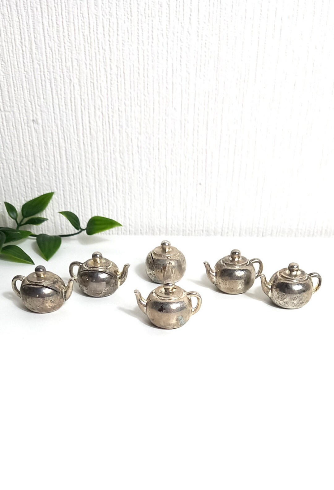 Place Name Holders Miniature Teapots Teapot Place Names Etsy