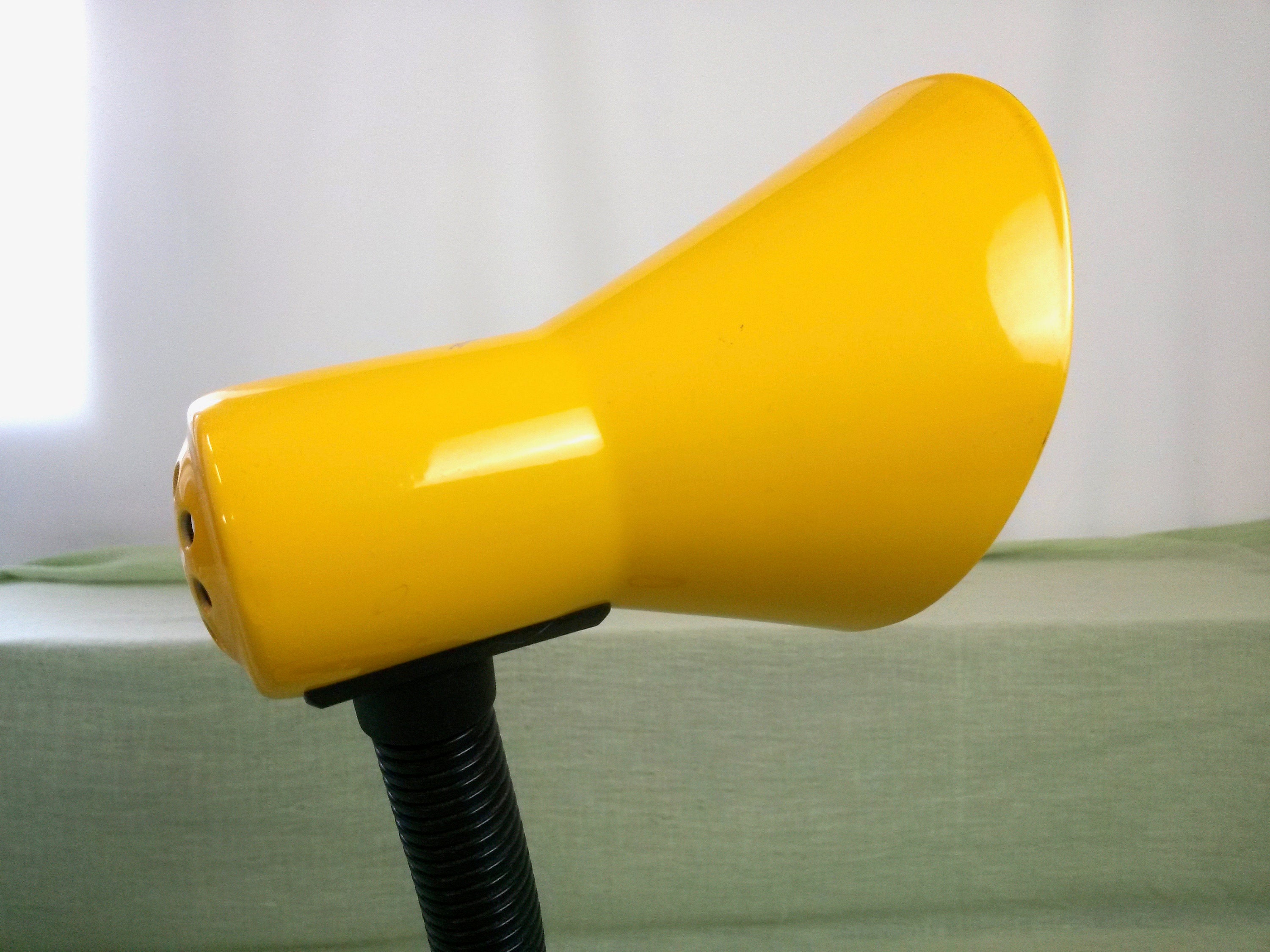 Yellow Desk Lamp Gooseneck Table Light Retro Lamp 1980s Etsy