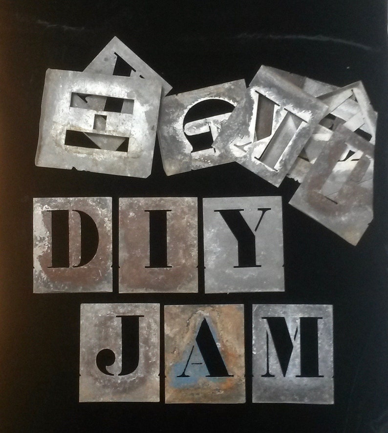 14 Letter Stencils Stencil Art Stencils for Walls Etsy