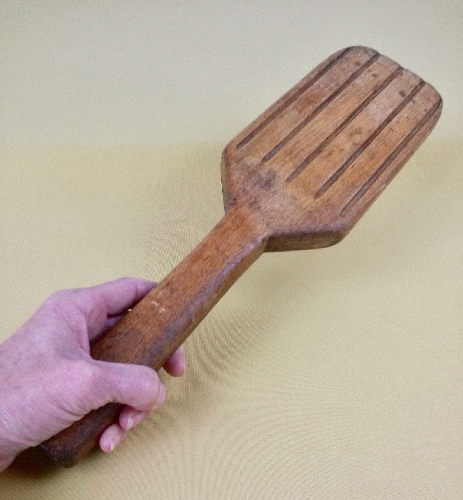 Large Wooden Spatula Clothes Beating Bat Unique Gifts Etsy