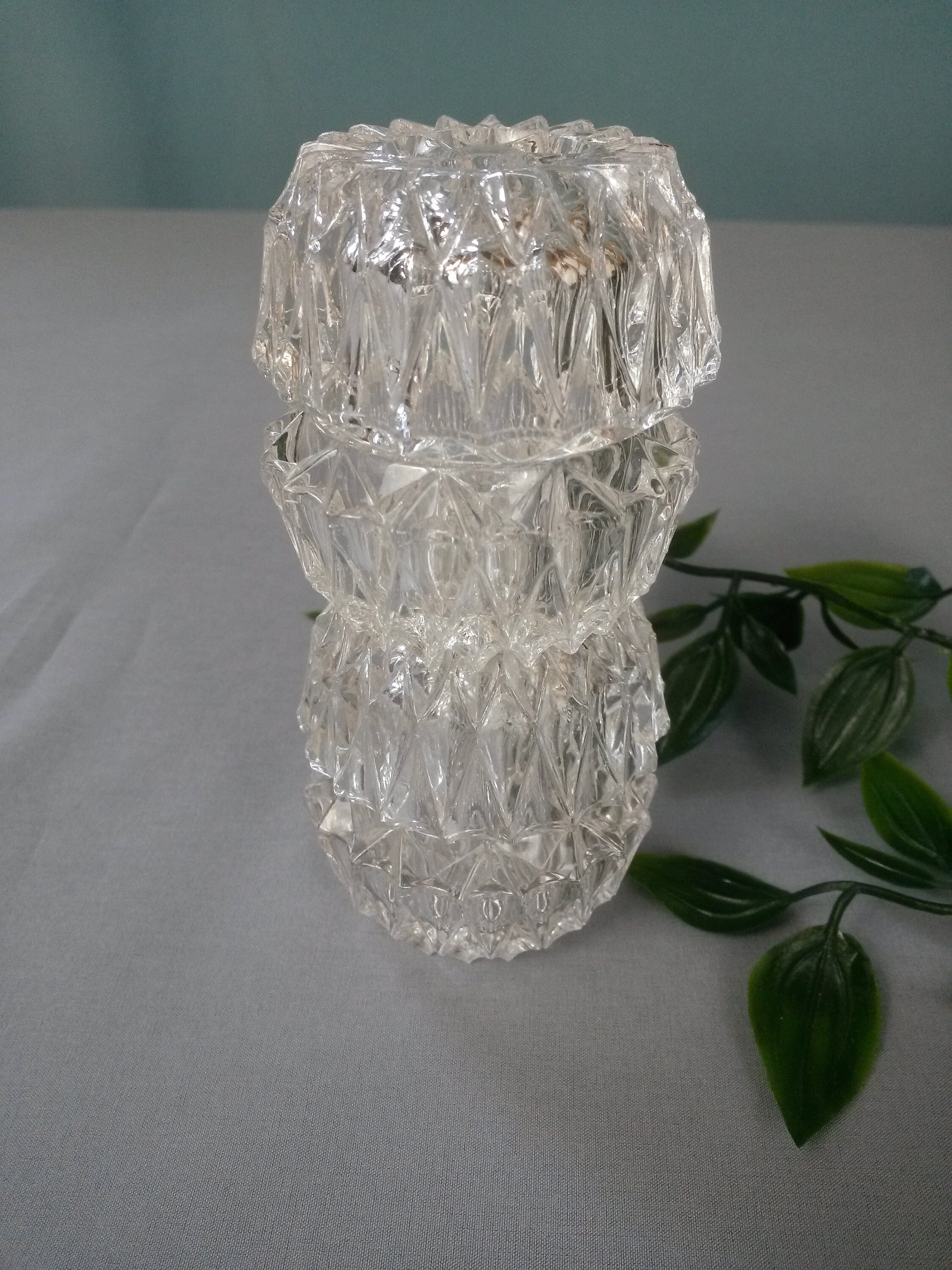 Glass Cruet Set Cruet Box Set Salt and Pepper Pots Etsy