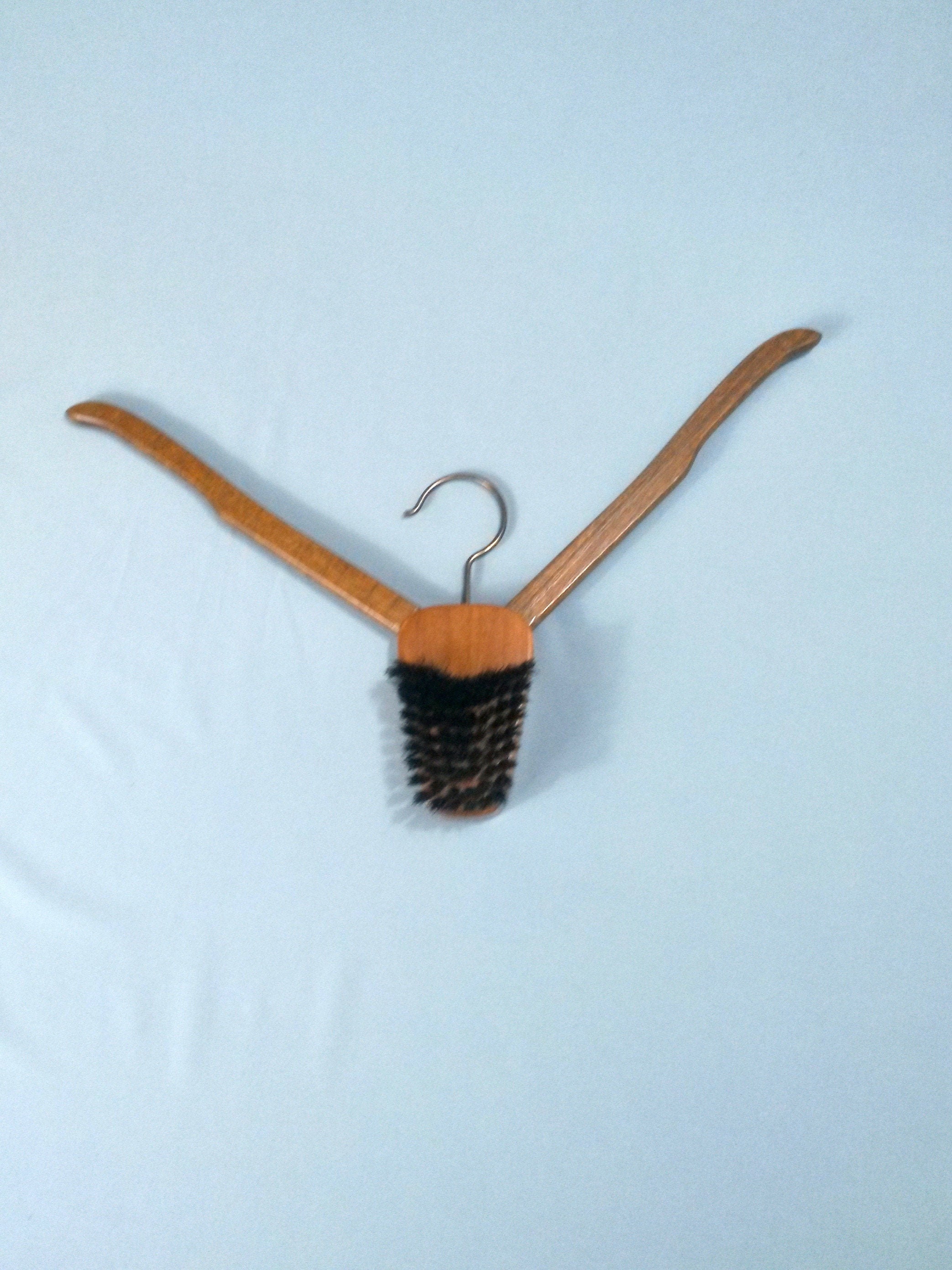 Cintre Pliable et Brosse à Vêtements - Accessoires de Voyage Cadeau Pour Lui Cintre Vintage Pliant e