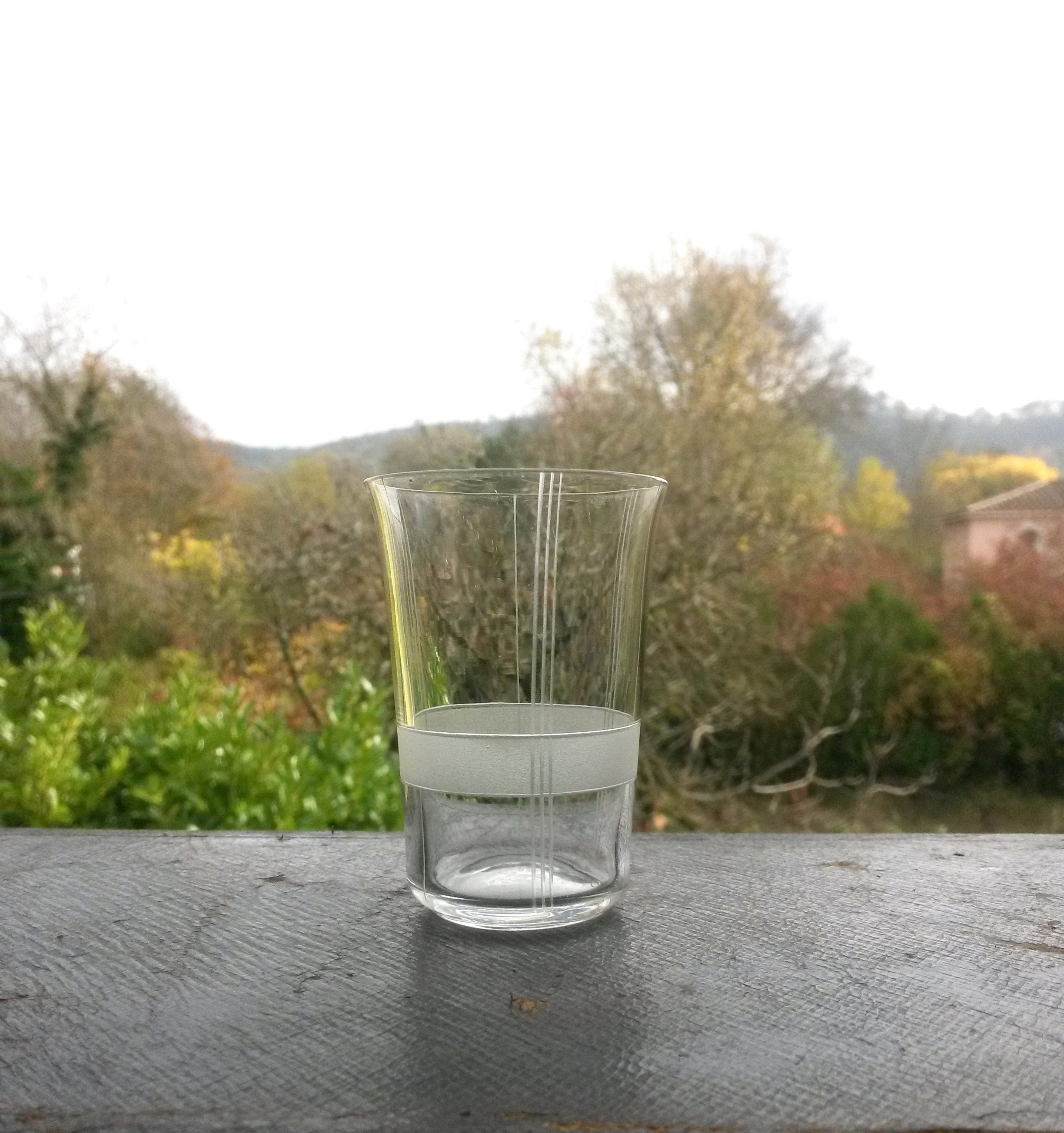 Single Victorian Shot Glass - Verre de Table Antique Verrerie Vintage France Chevet