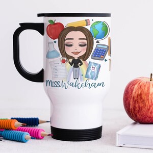 Personalised teacher travel mug