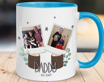 Daddy Established Photo Mug - Gift for Dad - Mug for Grandad