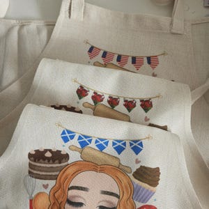 Personalised Baking Apron: Custom Caricature Gift for Bakers - Etsy UK