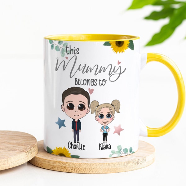 This Mummy Belongs to - Personalised Mug from the Children